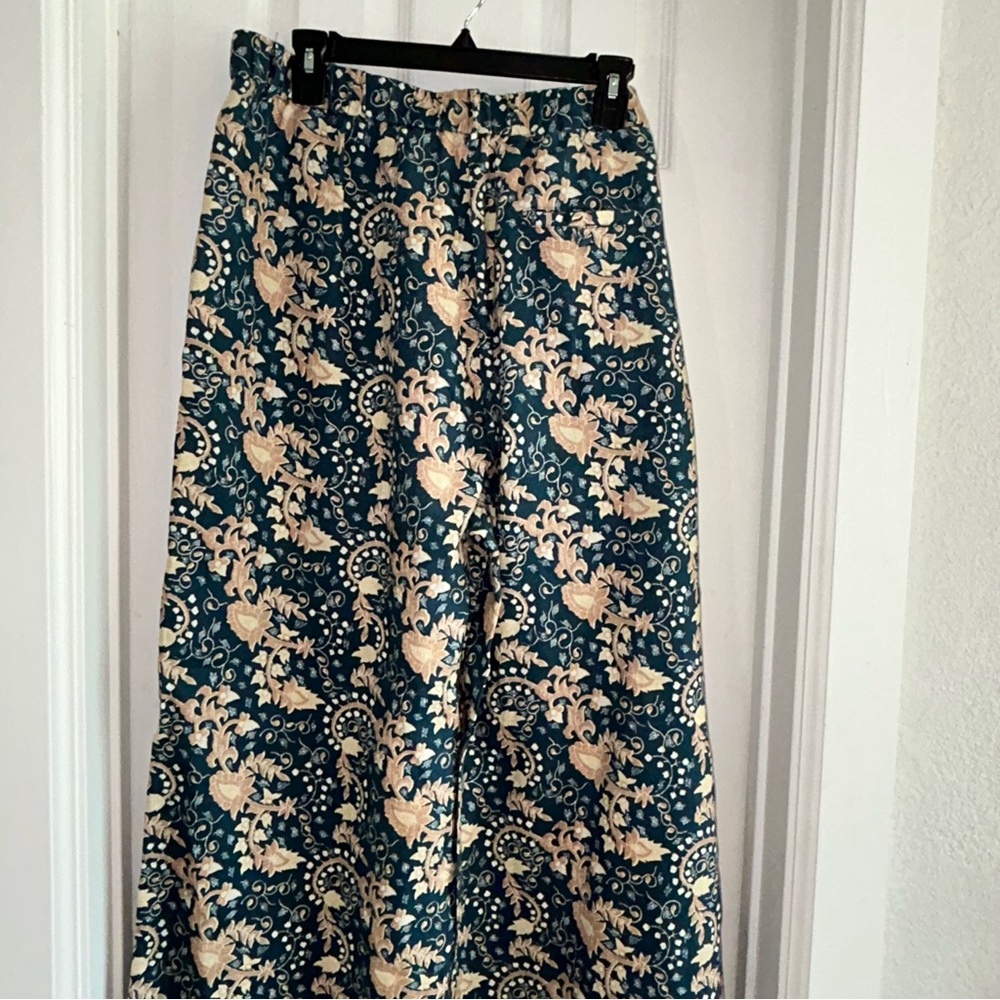 Wrap‎ London pants Size 14, 100% linen, Wide Leg